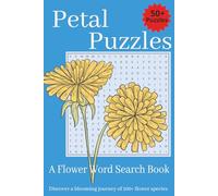 Flower Word Search Puzzle Book: Word Searches with Easy to Read Print about Flowers and Flora | 6x9 inches, 110 pages | 50+ puzzles ... Gift for Vacations, Holidays, and Free Times