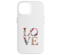 Flower Words: Spelling Love with Flowers Case for iPhone 14