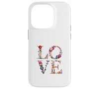 Flower Words: Spelling Love with Flowers Case for iPhone 14 Pro