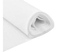 Flower Wrapping Paper, Colored Crinkled Crepe Paper Rolls 250x50cm Pack of 5 Multicolor Craft Flowers Gift Wrap(White)