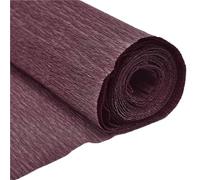 Flower Wrapping Paper, Colored Crinkled Crepe Paper Rolls 250x50cm Pack of 5 Multicolor Craft Flowers Gift Wrap(Deep Red)