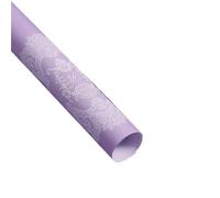 Flower Wrapping Paper, Handmade Bouquet Material, Art Pattern, DIY Craft, Crafts Paper Roll For Boys Girls(Purple)
