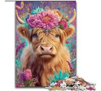 Flower Yak 1000 Pieces Jigsaw Puzzles for Adults And Teens, Educational Games Home Decoration Unique Home Decor And Gifts (50x75cm)
