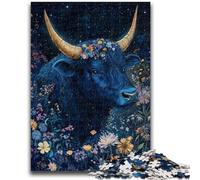 Flower Yak Jigsaw Puzzles for Teenagers 1000 Piece Puzzle,Brain Intelligence Challenge Addictive Toys for Home Decoration (50x75cm)
