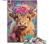 Flower Yak Puzzles for Adults Teens 1000pc Puzzle, Staycation Kill Time Every Piece Is Unique - Challenging Family Fun Game (26x38cm)