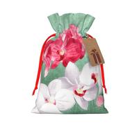 Flower1 Gift Bag with Handles and tag, Perfect for Christmas, Birthday, Wedding or Daily Gift - (M)