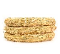 Flowerbox Set of 3 Straw Romans, Diameter 30 cm, Thickness 4 cm