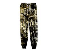 flowereyes Anime Death Note 3D Printed Casual Trousers Yagami Light Elastic Waist Jogging Pants L·Lawliet Harem Pants with Drawstring