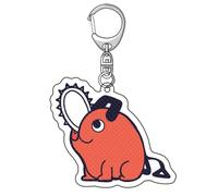 flowereyes Chainsaw Man Anime Peripheral Acrylic Keychain Q Version of the Pochita Schoolbag Charm