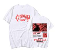 flowereyes Chainsaw Man T-Shirts Pochita Pullover Summer New T-Shirts Harajuku Casual T-Shirts Chainsaw Man Pochita T-Shirts