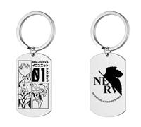 flowereyes EVA Evangelion Keychain Anime Character EVA 00 01 02 Rei Ayanami Pendant Asuka Langley Souryuu Key Rings Shinji Ikari Keychain EVA Angel Pendant
