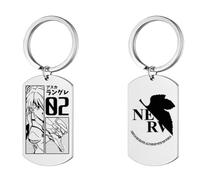 flowereyes EVA Evangelion Keychain Anime Character EVA 00 01 02 Rei Ayanami Pendant Asuka Langley Souryuu Key Rings Shinji Ikari Keychain EVA Angel Pendant