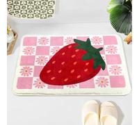 flowereyes Get Naked Bath Mat Creative Letter Design You Look Good Playful Irregular Pattern Non-Slip Floor Mat Soft Decorative Doormat