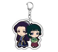 flowereyes The Apothecary Diaries Anime Acrylic Pendant Maomao Keychain Beelzebul Jinshi Gyokuyou Ah-Duo Novelty Trendy Pendant Cartoon Key Ring