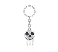 flowereyes Trendy Anime Soul Eater Death the Kid Keychain/Necklace Carnival Halloween Party Decoration Death the Kid Cosplay Props Necklace For Men Women