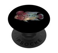 Flowerhorn Cichlid Tropical Fish Aquarist PopSockets Adhesive PopGrip