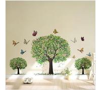 Flowering Apple Trees XXL Wall Sticker. Sheet 60x90cm. Wall Sticker for Children. A Beautiful Decoration for a Child's Room. Beautiful Wall Mural. Sticker with Trees.