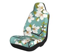Flowering Branches Print Auto Seats Protectors Set Of 2 Washable Auto Seats Cover Universal Car Seat Protector For Men Sedan Four Seasons
