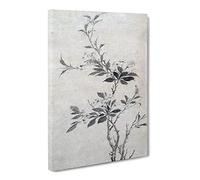 Flowering Crab Apple Tree By Shen Zhou Canvas Print | Gallery Wrapped 30mm Frame Wall Art | 20x14 inches | Ready to Hang | Asian Landscape Picture | Living Room Bedroom Lounge Office