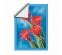 Flowering Desert Bloom Botanical Unframed Wall Art Print A1 (84.1×59.4cm), Wall Decor for Living Room, Bedroom, Office & Home, Art Gift