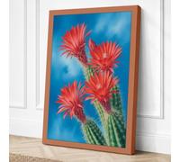 Flowering Desert Bloom Canvas Wall Art Print 18x12 Inch (46 x 30 cm)