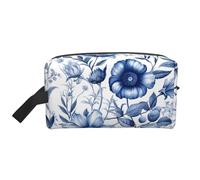 Flowering Herbs and Herbaceous Plants Portable Large-Capacity Travel Toiletry Bag (Print Models) Waterproof Makeup Storage Bag for Men and Women for Business Trips, Fitness, Bathroom, Daily Storage