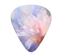 Flowering hyacinth guitar pick set, 3 different thicknesses, 12 pieces for a variety of instruments