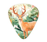 Flowering Merganser guitar pick set, 3 different thicknesses, 12 pieces for a variety of instruments