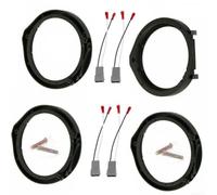 Floweringbeter 2 Pairs 6 5 Speaker Adapter Board & Wiring Harness for Honda 2012 2013 & V 2012 2013