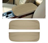 Floweringbeter 2PCS Center Console Armrest Cover Compatible with For BMW For X5 E70 X6 E71 2008 2013, PU Leather Protection