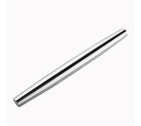 Floweringbeter 304 Stainless Steel Rolling pin for Pastry and Dough with Tapered Ends and Lightweight Body for Smooth Control