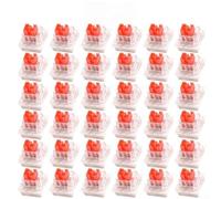 Floweringbeter 36PCS Keyboard Switch Replacement 3pin Tactile Mechanical Switches Compatible with Style Keyboards for Gaming and Typing (Red)