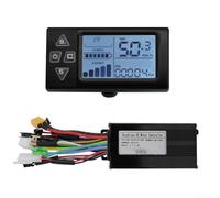 Floweringbeter 36V 48V Brushless Motor Controller With LCD Display For 26A Electric Bikes And Scooters Compatible With 500W 750W Power And 3 Mode Intelligent Control