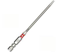 Floweringbeter 65mm 100mm Length Hex Shank Screwdriver Bits For Power Drill Drivers Made Of High Strength Alloy Steel With Magnetic Tips(100mm 1.5-2)