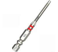 Floweringbeter 65mm 100mm Length Hex Shank Screwdriver Bits For Power Drill Drivers Made Of High Strength Alloy Steel With Magnetic Tips(65mm 2.5-3)