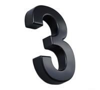 Floweringbeter ABS 3D House Number Stickers 7CM Height Self Sticking Construction For Residential Commercial Door Signage And Identification(3)