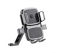 Floweringbeter Adjustable Motorcycle Phone Holder with Stability and Shock Absorption Technology (Rrearview mirror)