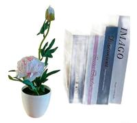 Floweringbeter Artificial Peony Bloom In Pot With Integrated Hydrangea And Rose Characteristics For Multi-Floral Decor Narrative(Pale Pink)
