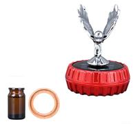Floweringbeter Car Air Freshener Solar Powered Rotating Pegasus Design for For EAGLE Rocket with Multiple Fragrance Options Using Plant Based Components for Vehicle Interior (B)