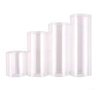 Floweringbeter Clear Slide Bottleneck Set for Guitar Accessories, 14pcs, For Acoustic Electric, Silky Bluesy Slide Sounds (Combination)