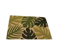 Floweringbeter Coconut Coir Floor Mat By Tropical Plants Heavy Duty Textured Non Slip Plastic Backing For Home Porch Front Door Use