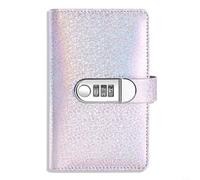 Floweringbeter Compact Wallet Storage Binder with Password Lock for Easy Cash Management(Purple)