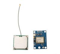 Floweringbeter Efficient GPS Module NEO6M with Integrated Antenna for Arduino Compatibility, Ensures Reliable Tracking and Data Storage Solutions