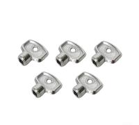 Floweringbeter Essential Plumbing Tool 5 Pack Radiator Valve Keys For Air Vent Management In Residential Heating Systems
