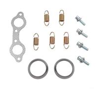 Floweringbeter For Exhaust Muffler Gasket Seal Spring Rebuild Kit For Polaris Compatible With Part Numbers 5811511 3610047