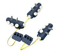 Floweringbeter Game Controller Buttons Set with Six-Finger Enhanced Control and Compact ABS Design for Tablet Gaming and for iPad Users in Fast-Paced Play(7.9~9.1 inches)