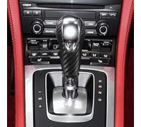 Floweringbeter Gear Shift Knob Made Of Carbon Fiber For Porsche For 718 911 For Macan 2010 Through 2021 Vehicle Years(Black)