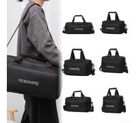 Floweringbeter Guitar Effects Storage Bag with Oxford Cloth Material Lightweight, Practical, and Stylish (31x26x10)