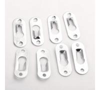 Floweringbeter - Metal Wall Mirror Hook Invisible for Picture Frame, Photo Frame, Mirror, Fixed Furniture, Silver (10 Pack)