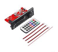 Floweringbeter MP3 Decoding Board Dual 80W Speakers Supports Headset Microphone USB Interface FM Radio Playback Recording And Remote Control